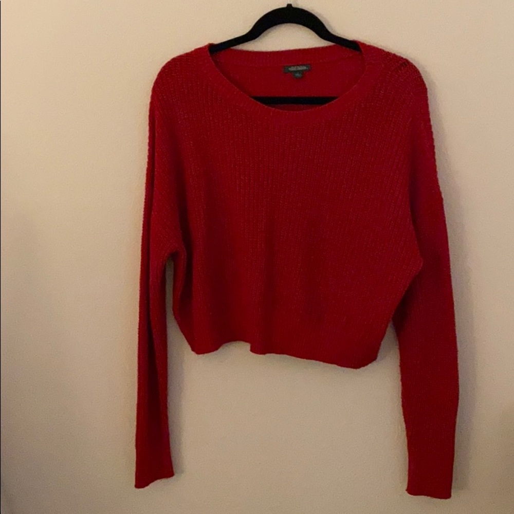 Red knot sweater
